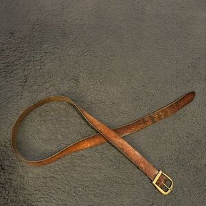 Genuine leather brown belt measures 45” unbranded